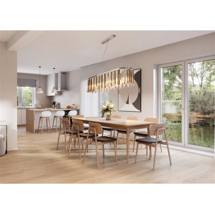 Searchlight- Csillár zsinóron CLARISSA 8xE14/40W/230V