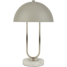 Searchlight - Asztali lámpa DOME 1xG9/7W/230V ezüst