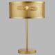 Searchlight - Asztali lámpa FISHNET 2xE27/60W/230V arany