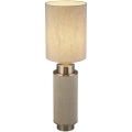 Searchlight - Asztali lámpa FLASK 1xE27/60W/230V bézs