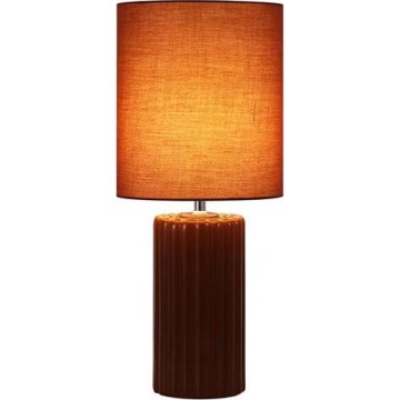 Searchlight - Asztali lámpa GROOVE 1xE14/60W/230V bordó