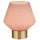 Searchlight - Asztali lámpa LAMP 1xE27/7W/230V rózsaszín