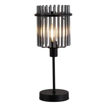 Searchlight - Asztali lámpa SWIZZLE 1xE14/60W/230V fekete