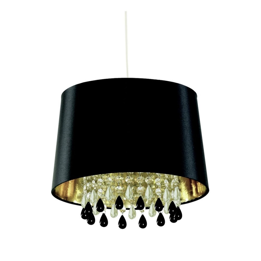 Searchlight - Csillár zsinóron LILA 1xE27/60W/230V fekete