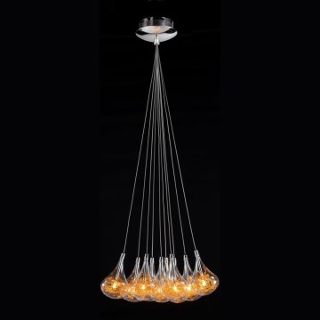 Searchlight - Csillár zsinóron 10xG4/20W/230V arany