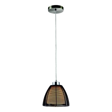 Searchlight - Csillár zsinóron 1xE27/60W/230V átm. 19 cm fekete