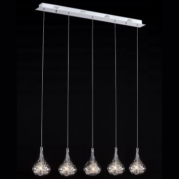 Searchlight - Csillár zsinóron 5xG4/20W/230V