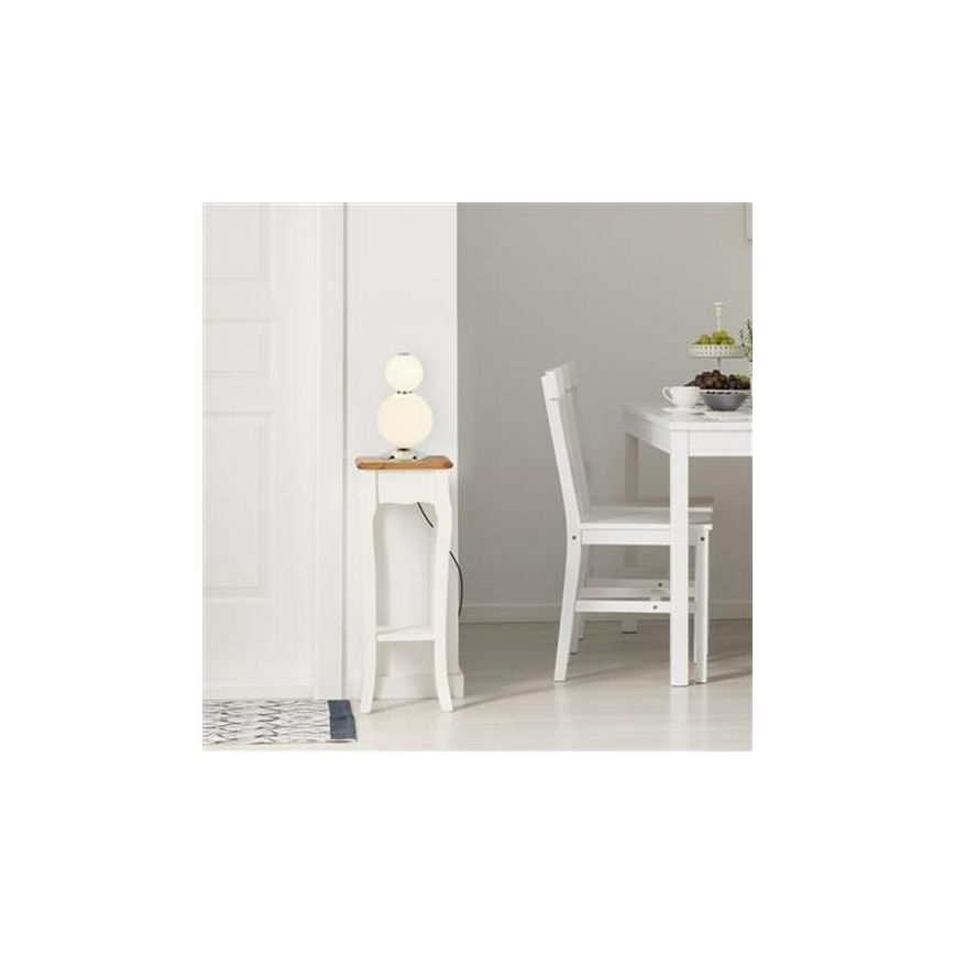 Searchlight - LED Asztali lámpa SNOWBALL LED/15W/230V