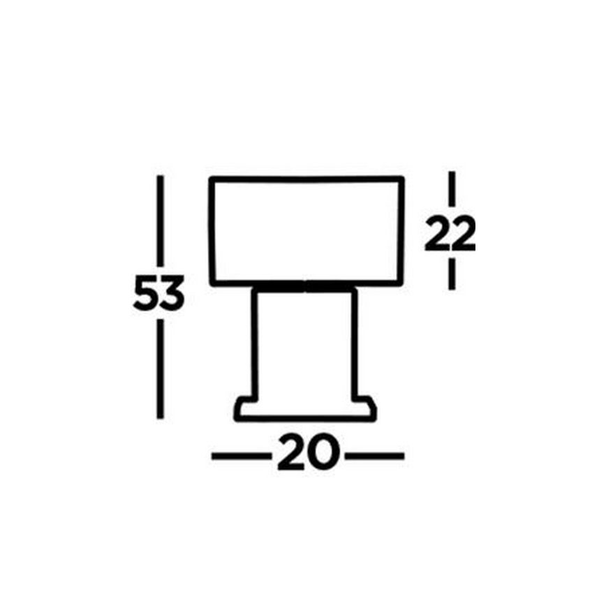 Searchlight - Asztali lámpa CLARENDON 1xE27/60W/230V sárgaréz