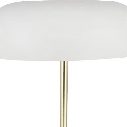 Searchlight - Asztali lámpa HANOVER 2xE14/7W/230V fehér/arany