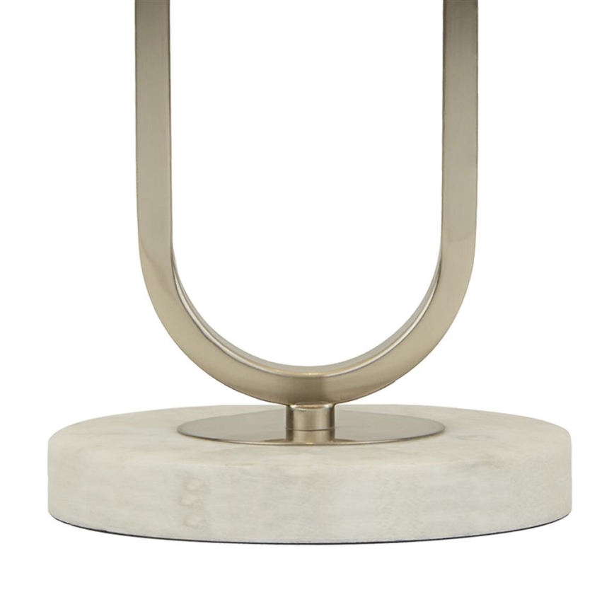 Searchlight - Asztali lámpa DOME 1xG9/7W/230V ezüst