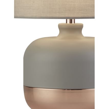 Searchlight - Asztali lámpa 1xE14/7W/230V szürke