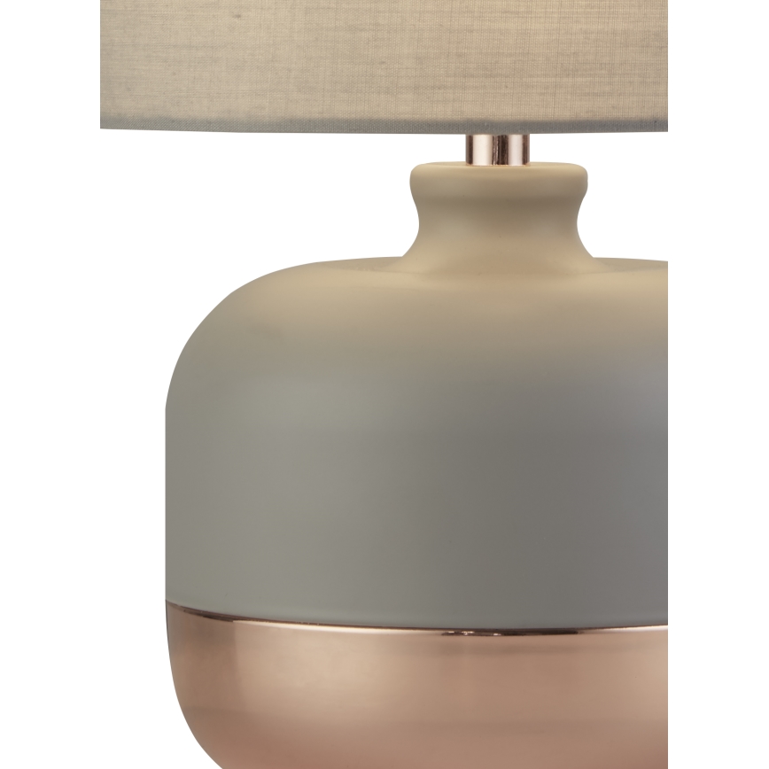 Searchlight - Asztali lámpa 1xE14/7W/230V szürke