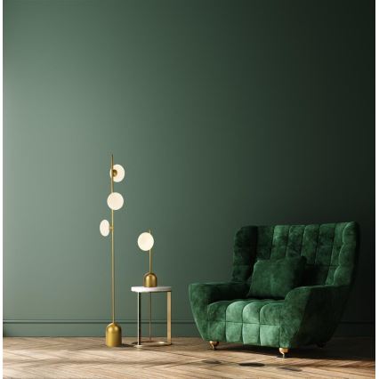 Searchlight - Asztali lámpa PEBBLE 1xG9/7W/230V arany