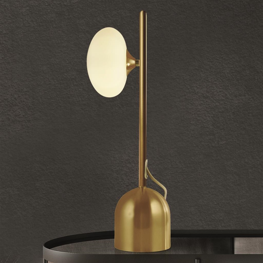 Searchlight - Asztali lámpa PEBBLE 1xG9/7W/230V arany