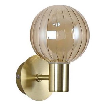 Searchlight - Fali lámpa LUMINSPHERE 1xG9/7W/230V sárgaréz