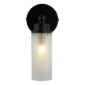 Searchlight - Fürdőszobai fali lámpatest IMPERIAL 1x G9/7W/230V IP44 fekete