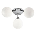 Searchlight - Fürdőszobai mennyezeti lámpa FLUSH 3xG9/33W/230V IP44 matt króm