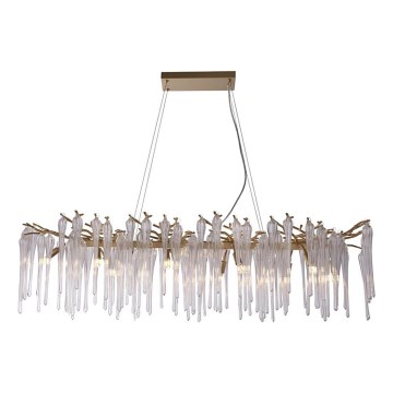 Searchlight - HERITAGE kábeles csillár 10xG9/33W/230V