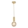 Searchlight - Kábelre függeszthető csillár SUSPENSION 1xE27/60W/230V aranyszínű