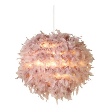 Searchlight - KATE lámpabúra csillárhoz, E14/E27, Ø 50 cm, rózsaszín