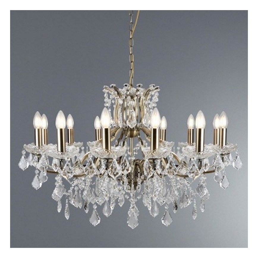 Searchlight - Kristály csillár láncon PARIS 12xE14/40W/230V