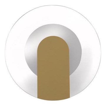 Searchlight - LED fali lámpa TARGET LED/7W/230V arany