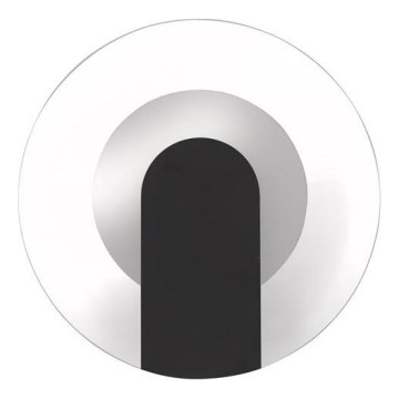 Searchlight - LED fali lámpatest TARGET LED/7W/230V fekete