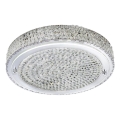 Searchlight - LED Mennyezeti lámpa FLUSH LED/24W/230V átm. 40 cm króm