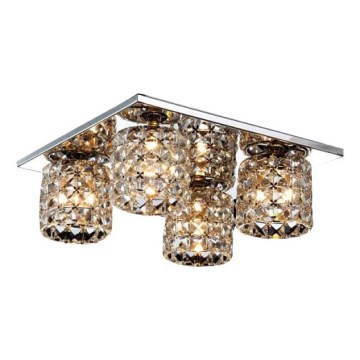 Searchlight - Mennyezeti lámpa 4xG9/40W/230V fényezett króm