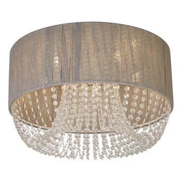 Searchlight - Mennyezeti lámpa BELLANO 5xG9/7W/230V Ø 50 cm szürke