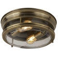 Searchlight - Mennyezeti lámpa EDINBURGH I 2xE27/40W/230V bronz