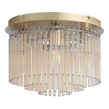 Searchlight - Mennyezeti lámpa SWIZZLE 5xE14/60W/230V átm. 32 cm aranyszínű