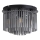Searchlight - Mennyezeti lámpatest SWIZZLE 5xE14/60W/230V, átm. 32 cm, füstszínű