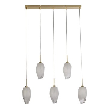 Searchlight - ROCKY kábelen függesztett csillár 5xG9/33W/230V