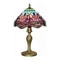 Searchlight - Tiffany asztali lámpa DRAGONFLY 1xE27/60W/230V
