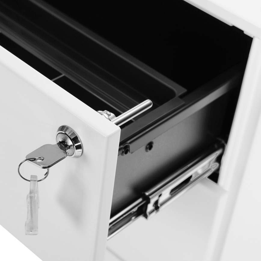 SECURIO fehér irodai konténer