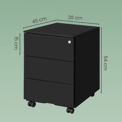 SECURIO fekete irodai konténer