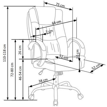 SELO szürke irodai szék