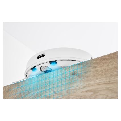 Sencor - 2 az 1-ben robotporszívó moppal 50 W/5000 mAh Wi-Fi fehér + távirányító