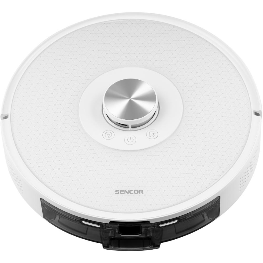 Sencor - 2 az 1-ben robotporszívó moppal 50 W/5000 mAh Wi-Fi fehér + távirányító