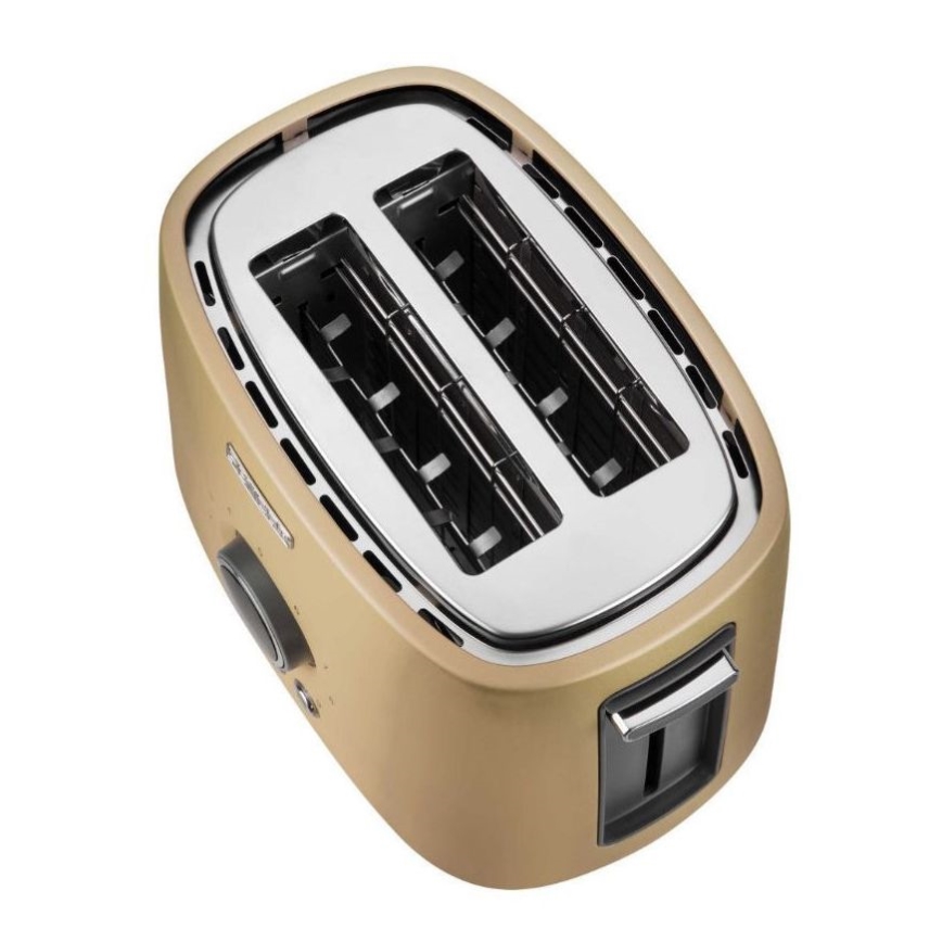 Sencor - 2 szeletes kenyérpirító melegítőrácssal 1000W/230V bézs