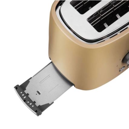 Sencor - 2 szeletes kenyérpirító melegítőrácssal 1000W/230V bézs