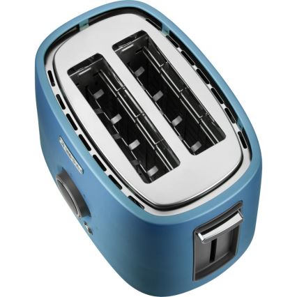 Sencor - 2 szeletes pirító melegítőráccsal 1000W/230V kék