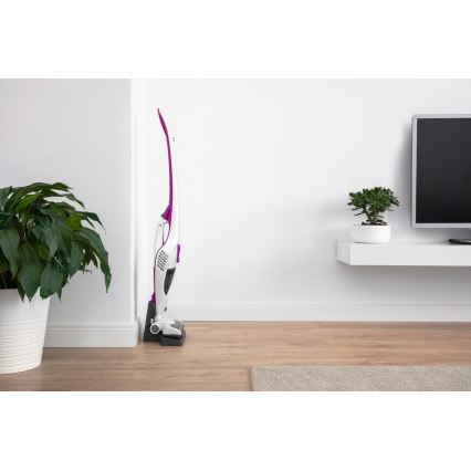 Sencor - 2in1 Álló porszívó elektromos forgókefével 110W/14,8V 2200 mAh fehér