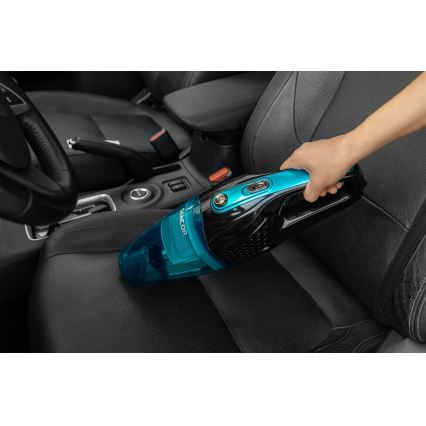 Sencor - 2in1 Álló porszívó elektromos forgókefével 80W/14,4V 2200 mAh fekete/kék