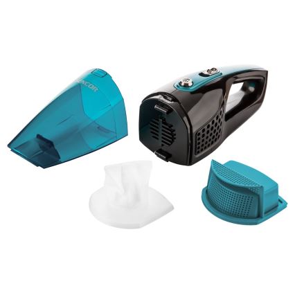 Sencor - 2in1 Álló porszívó elektromos forgókefével 80W/14,4V 2200 mAh fekete/kék