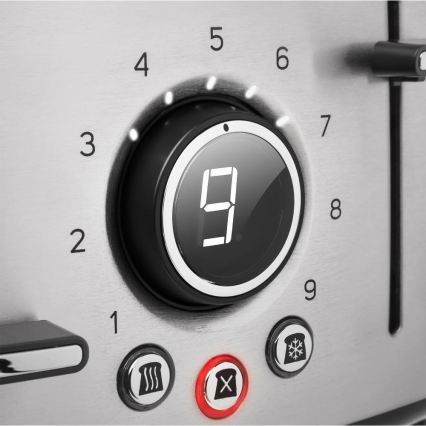 Sencor - 4 szeletes kenyérpirító 1600W/230V matt króm