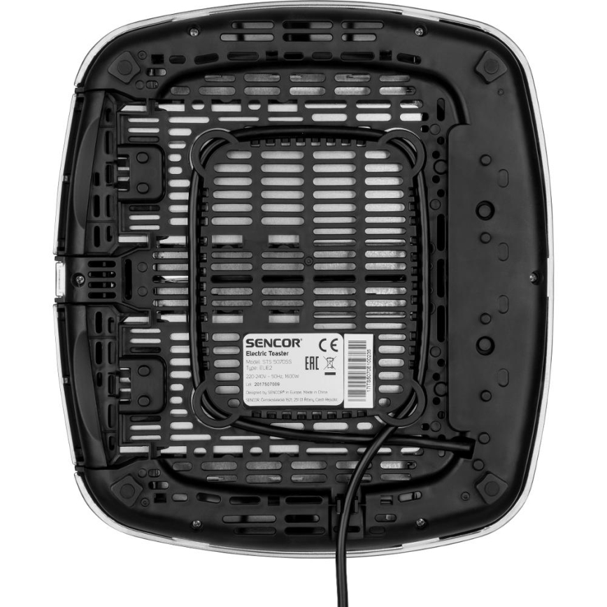 Sencor - 4 szeletes kenyérpirító 1600W/230V matt króm