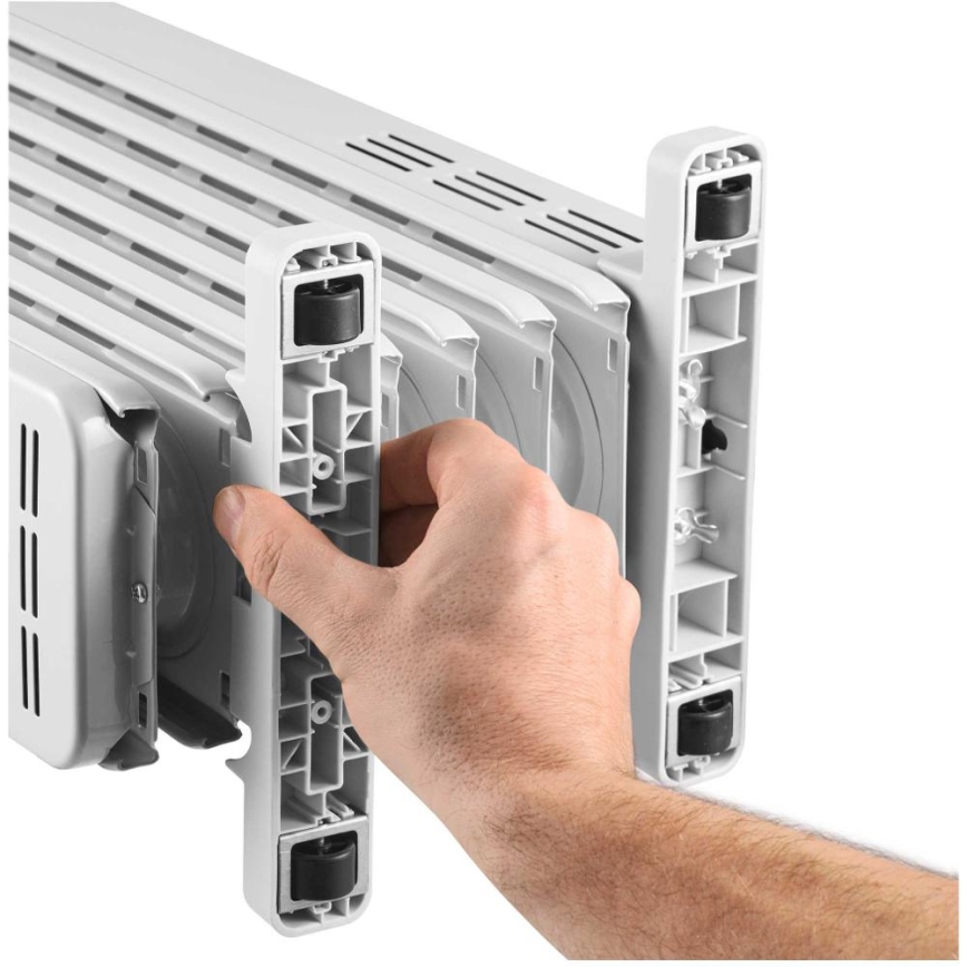 Sencor - 7 bordás olajradiátor 600/900/1500W/230V fehér